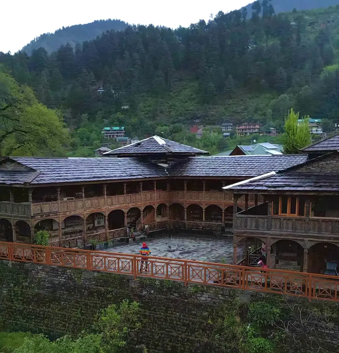 Himachal mountain village near Manali Naggar